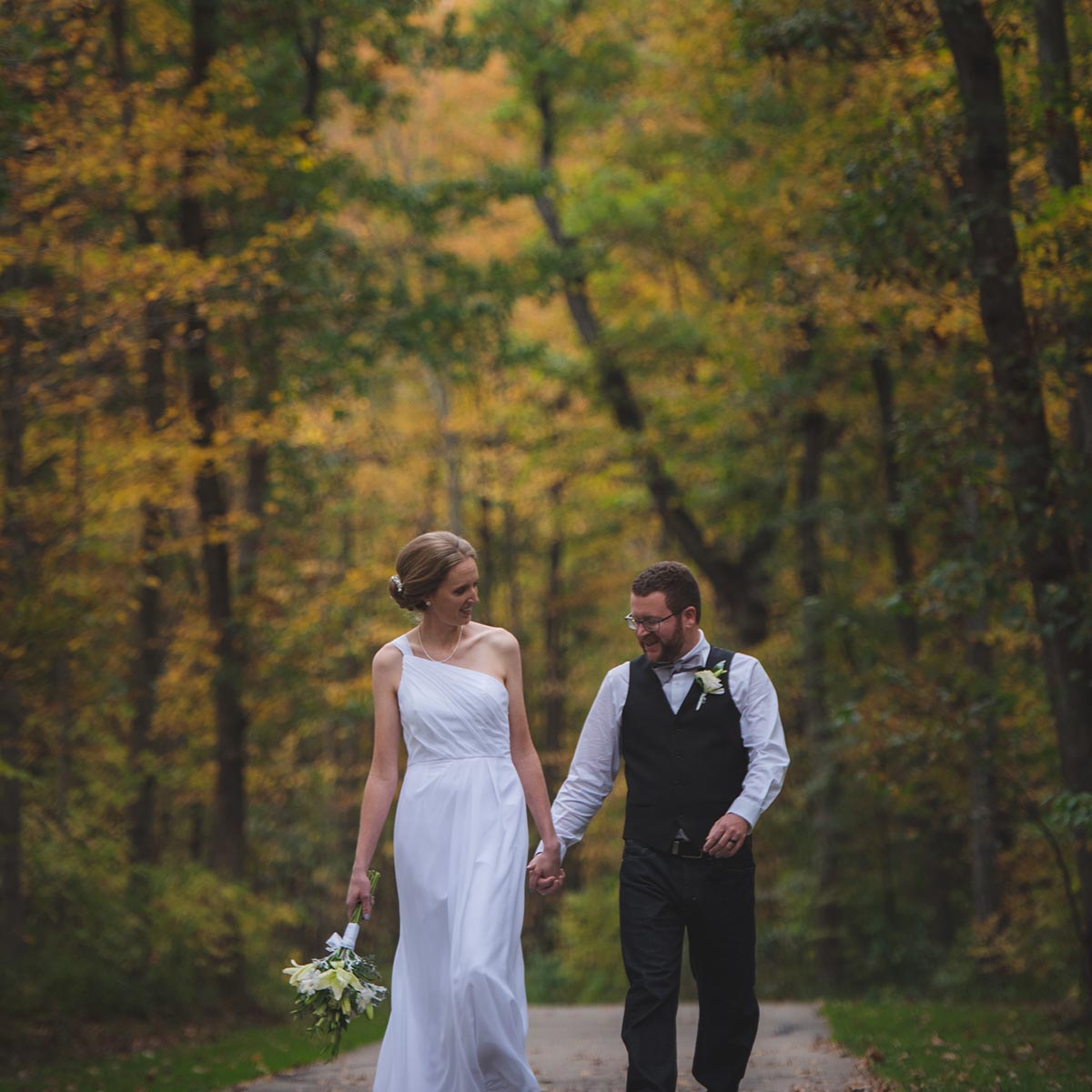 A Wooded Wedding in Racine